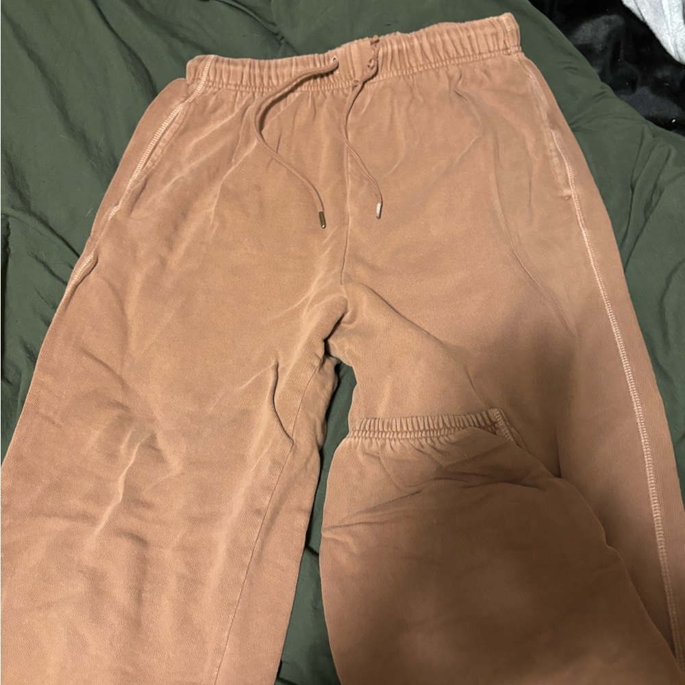 Casual Tan Jogger Pants